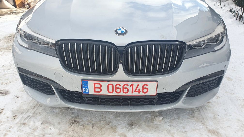 Bot complet faruri bara capota grile trager bmw 7 g11 g12 M pachet