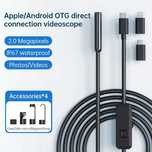ANESOK W400-D USB Ендоскоп камера 3в1 | iOS & Android | 5.5mm |  1440P