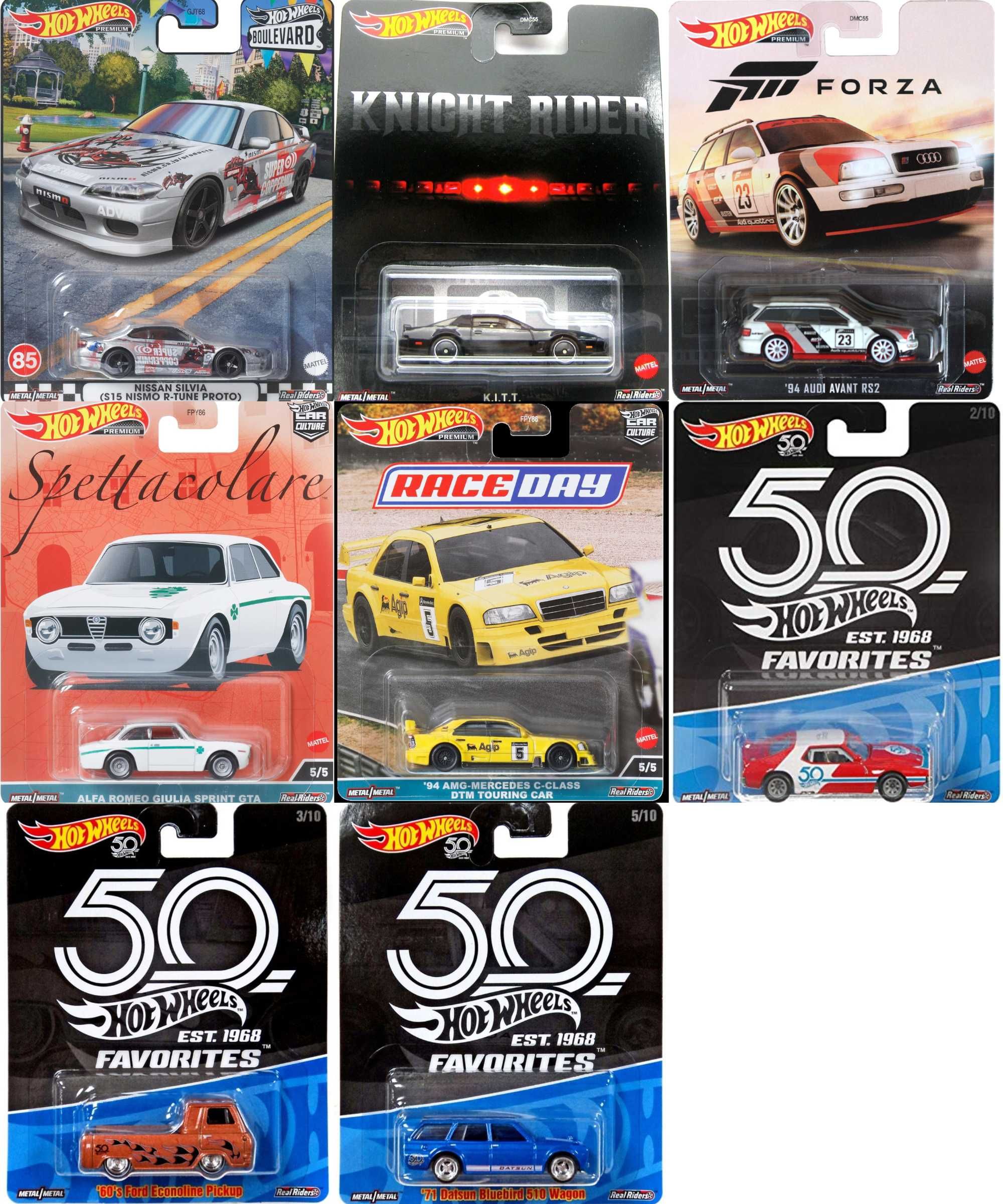 Метални колички Hot Wheels Fast&Furious Car Culture M2 Greenlight ERTL
