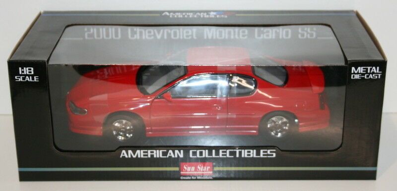 Chevrolet Monte Carlo SS Year 2000 red 1:18 SunStar macheta auto