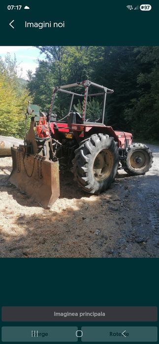 Troliu forestier pentru tractor