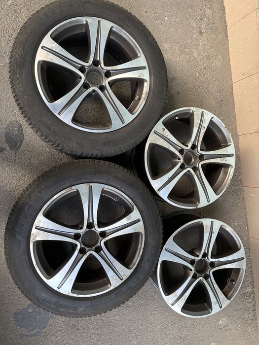 Jante Mercedes 17 OEM + 2 cauciucuri de iarna. W213/W212/W205/W204