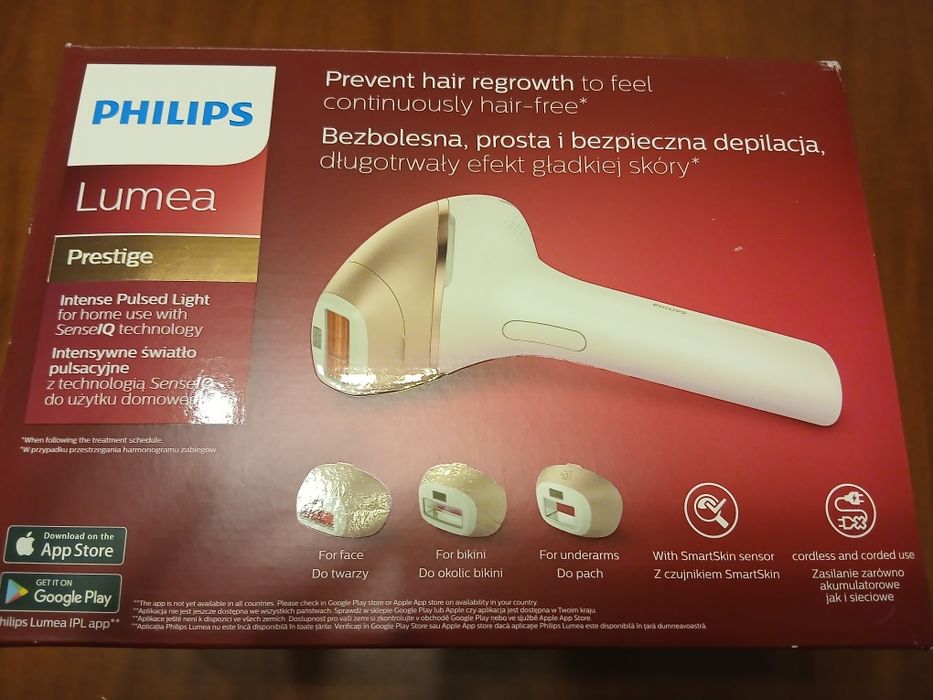 Фотоепилатор IPL Philips Lumea Prestige BRI956