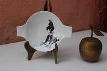 Bol portelan ROSENTHAL Poodle, A. KLUTE Handmalerei