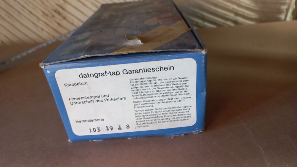 Стар Датограф нов в кутия