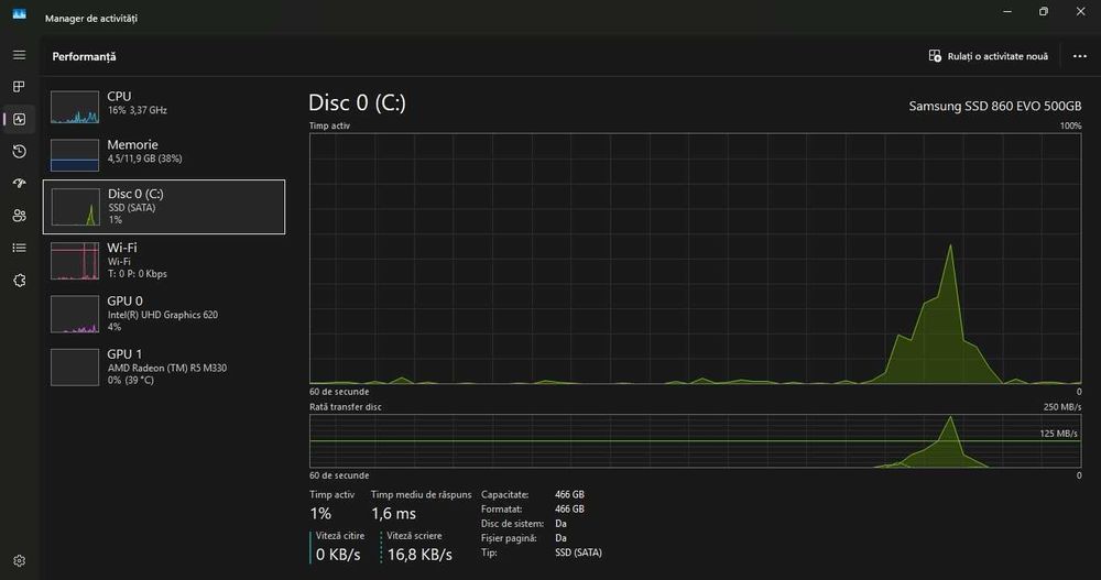 Laptop HP 15-bs1xx - i5 / 12GB RAM / SSD / Windows 11 PRO