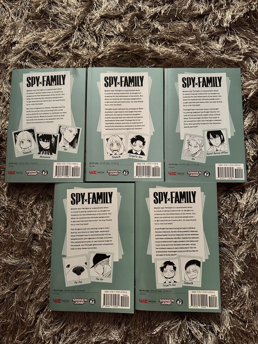 Carti Manga Spy x Family volumele 1-5