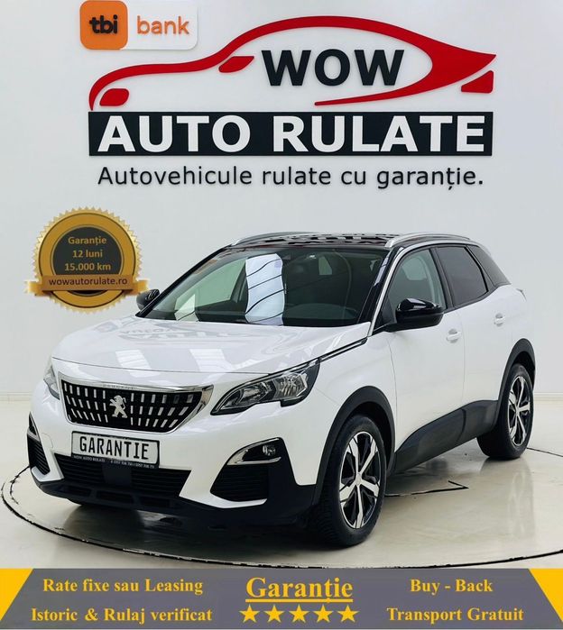 Peugeot 3008 2017 1.2I E6 GARANTIE 12 LUNI Rate Avans 0 Doar cu Buletinul