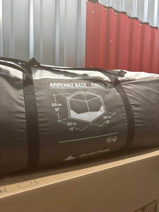 Cort adapost living ARPENAZ Base L Fresh Decahtlon 300x300x235