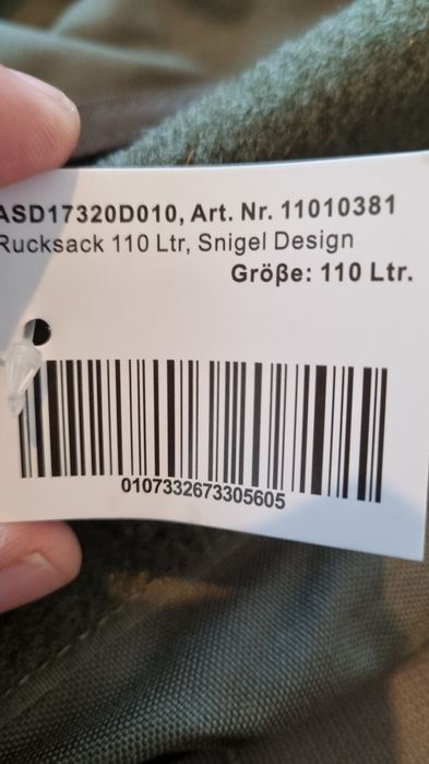 Rucsac militar/tactic Snigel Design  110L