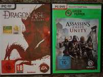 Игри за PC - Assassin's Creed - Unity, и Dragon Age - Origins.