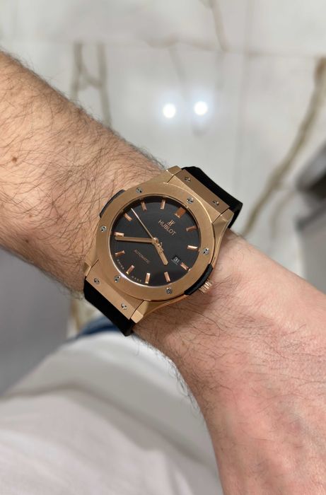 hb classic fusion 42mm gold automatic