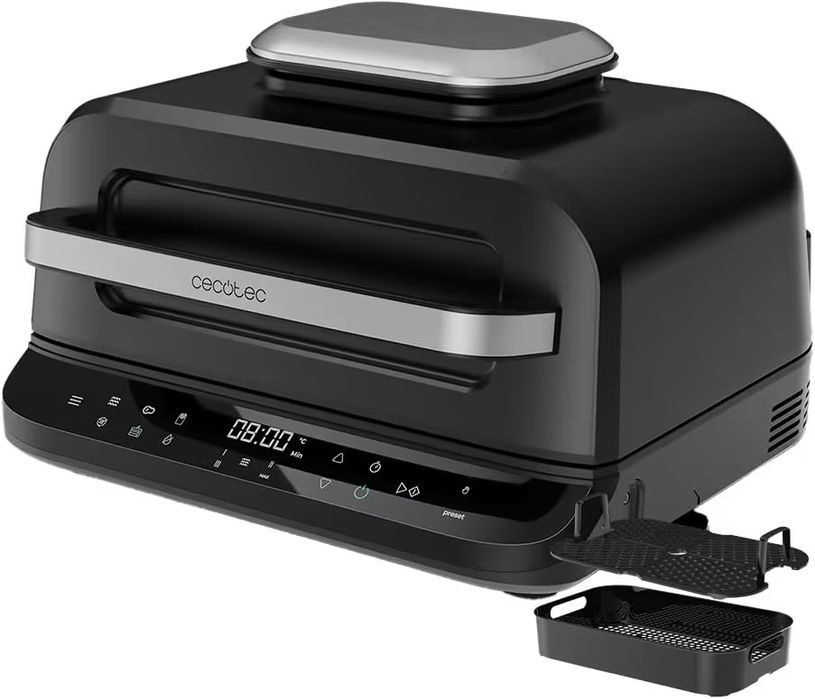 Фритюрник,Грил,Фрайър Cecotec Cecofry FireDome6000,2400W,6режима,4нива