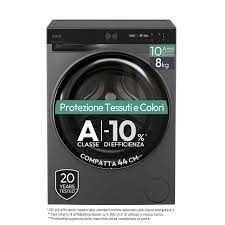 Нова инверторна смарт слим пералня с пара Candy 8 кг антрацид