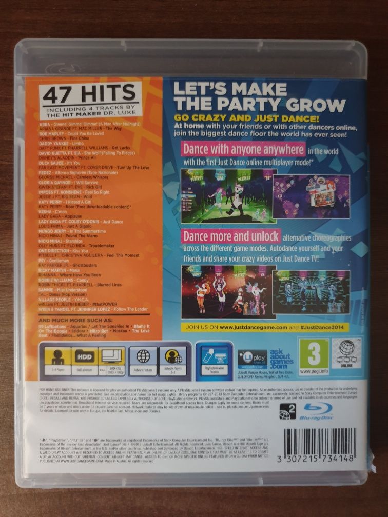 Just Dance 2014 PS3/Playstation 3