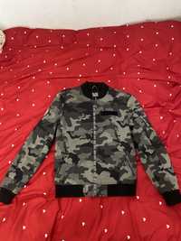 Jacketa Bomber Black Squad Army conditie 9/10