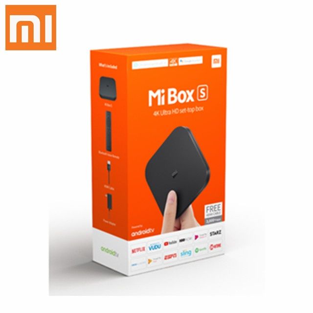 Xiaomi Mi Box S 4K 2ND GEN (MDZ-28-AА) смарт приставка tvbox  оптом