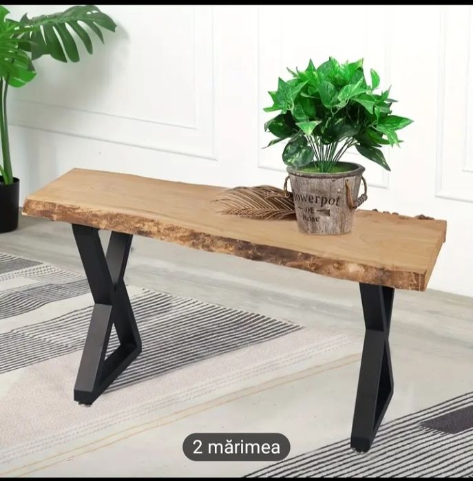 Picioare metalice măsuță cafea