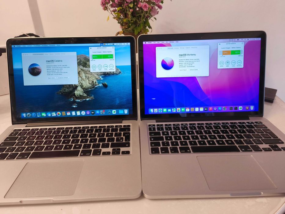 2 x MacBook Pro Retina 13” ( Late 2012 & 2013)