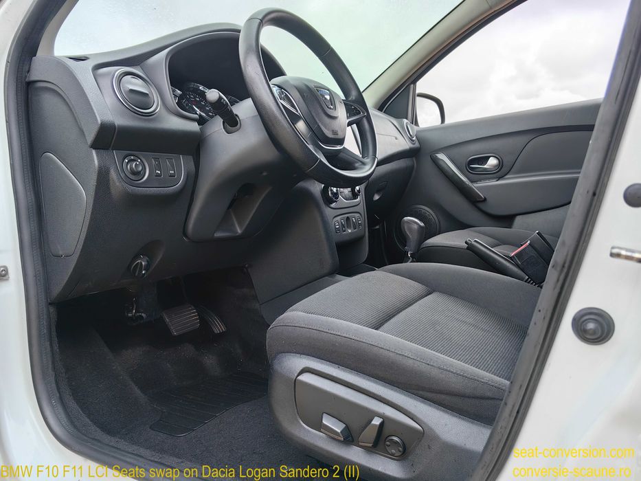 Sistem adaptare scaune de BMW Seria 5 F10 LCI pe Logan Duster Sandero