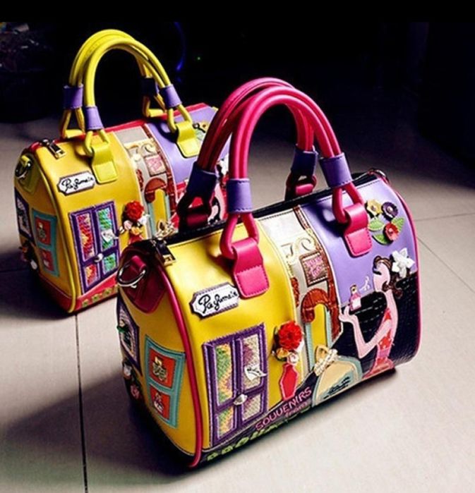 Новая Сумочка Braccialini осталась 1 шт с желтыми ручками