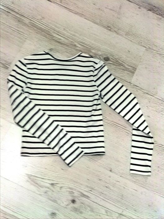 Полосатая кофта с длинным рукавом и ночнушка