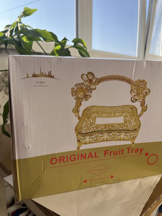 Ваза золотистая 1шт