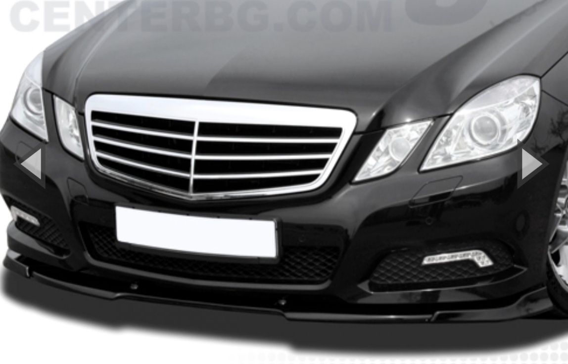 Преден Лип Спойлер Предна AMG Броня Mercedes E W212 Мерцедес
