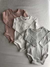 Set body maneca lunga H&M marimea 2-4 luni