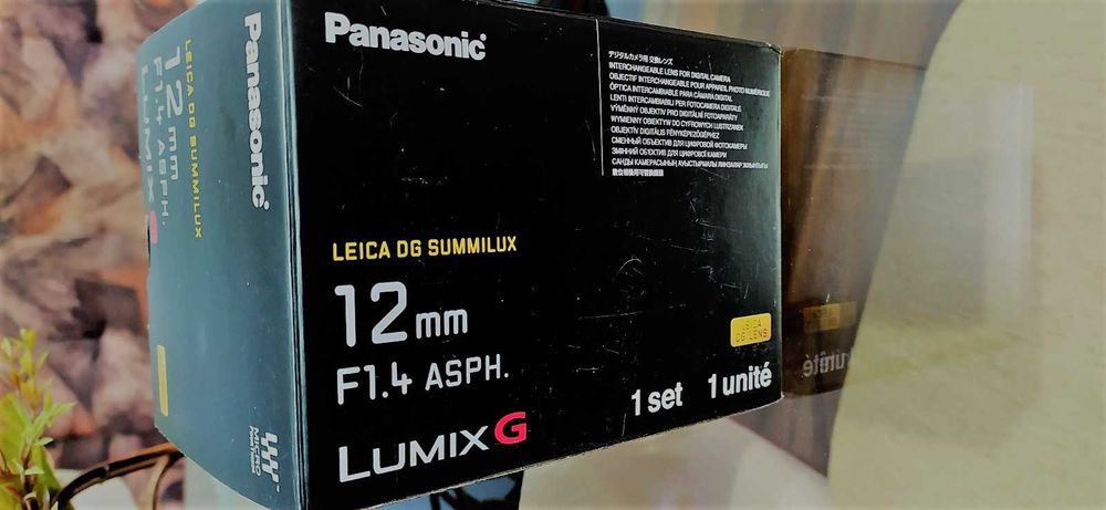 Обектив Panasonic Lumix 12mm f/1.4 ASPH. Leica DG Summilu