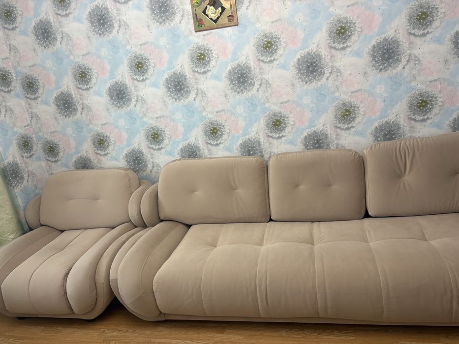 Раскладной диван с креслом
