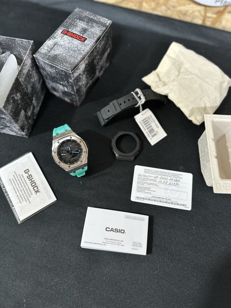 Casio G-Shock GA-2100 Tiffany Blue