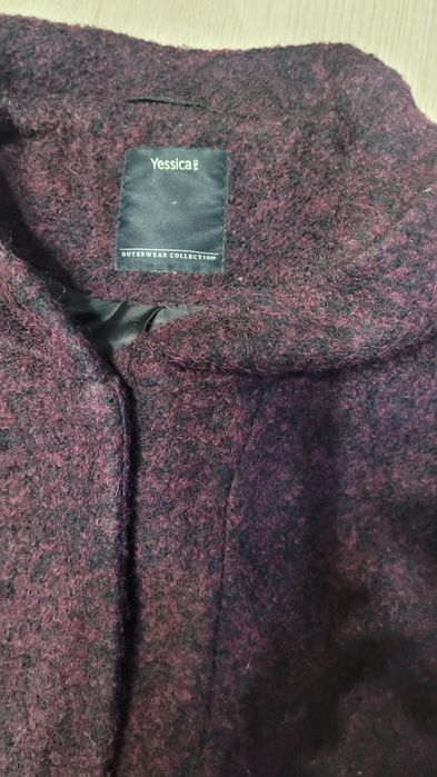 Palton din stofa cu lana de la C&A, marimea 36