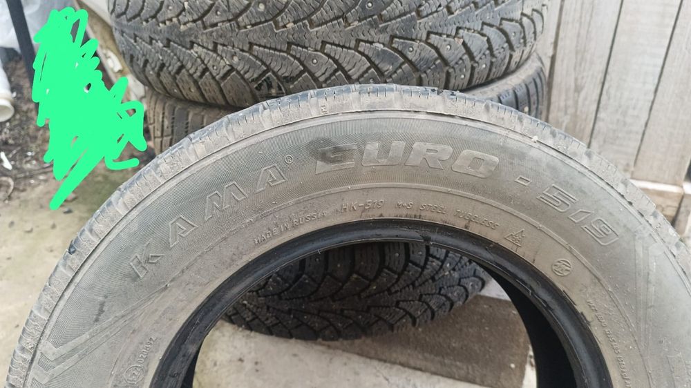 Колеса б/у зимние КАМА