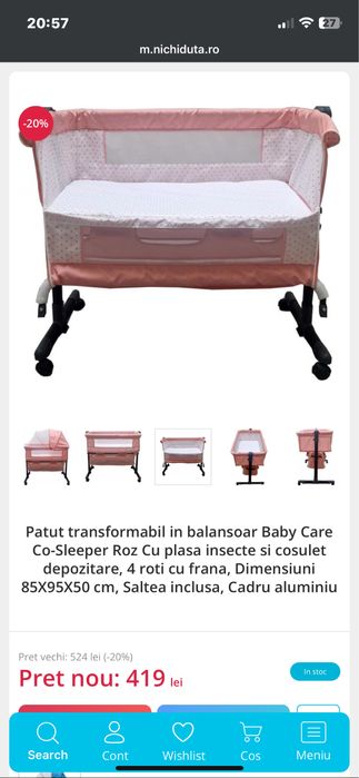 Co-sleeper Baby Care