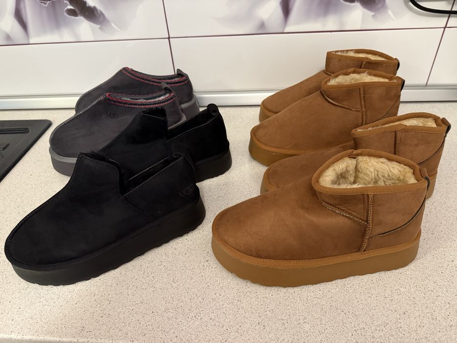 Ghete UGG de dama îmblanite,noi