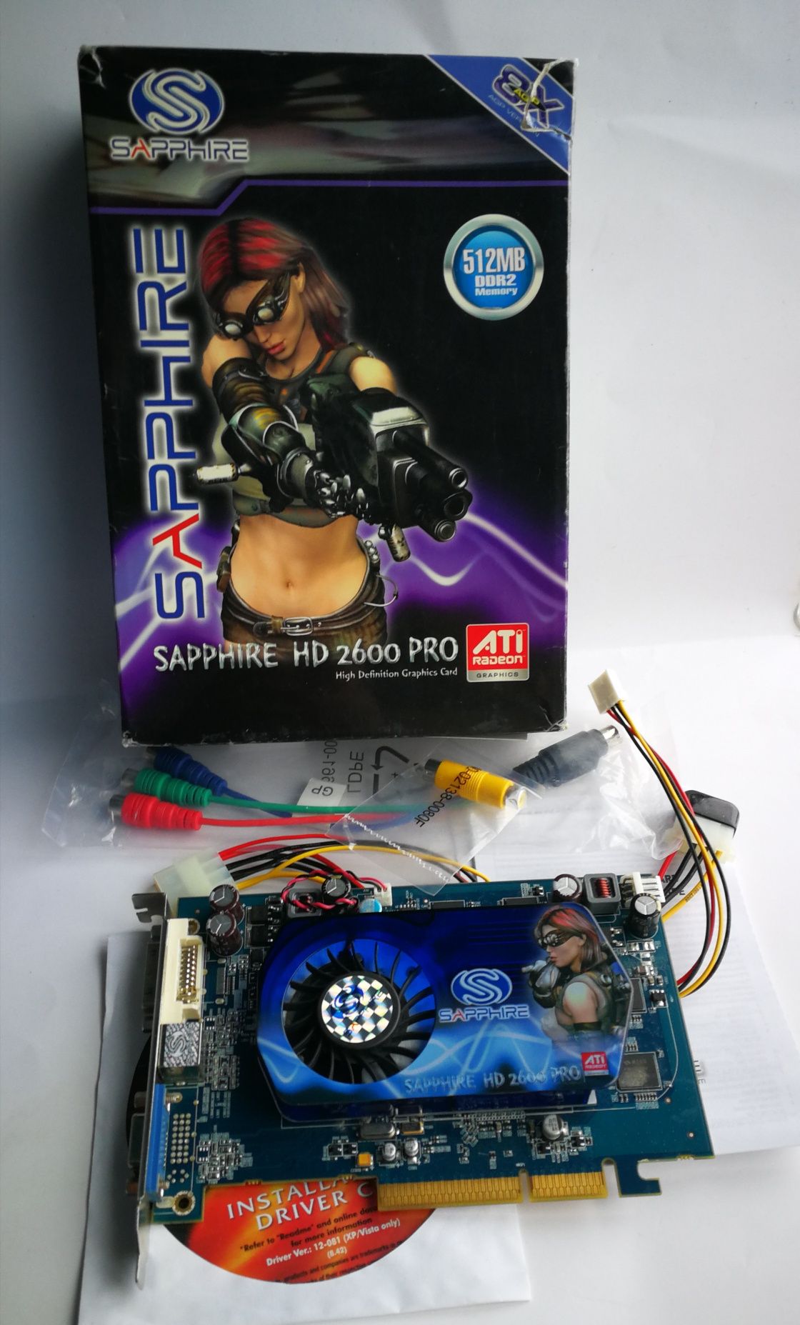 SAPPHIRE ATI Radeon HD 2600 Pro 512 MB DDR2 Memory Graphics Video Card