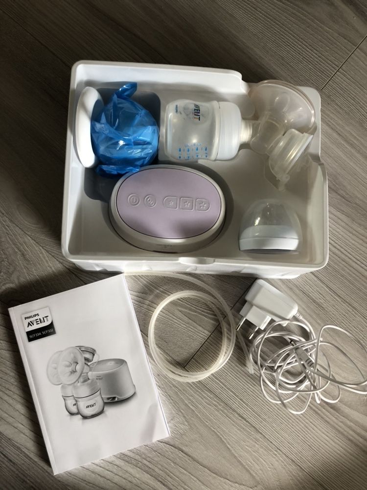 Електрическа помпа за кърма Philips Avent Ultra Comfort с шише за есте