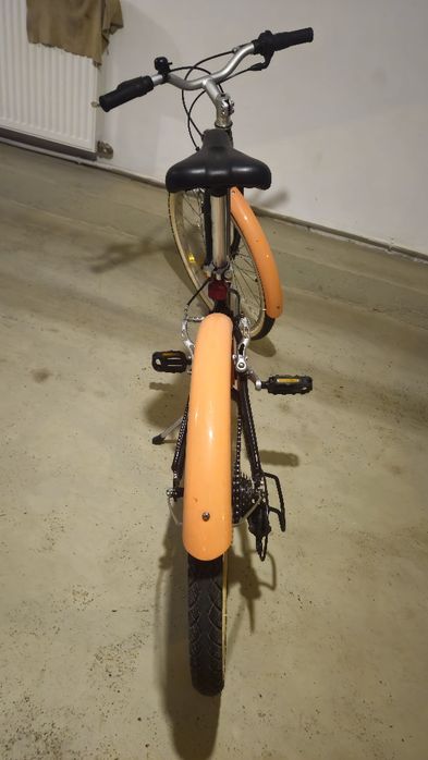 Bicicletă Btwin Riverside 500 24'' negru-corail copii 135-150 cm