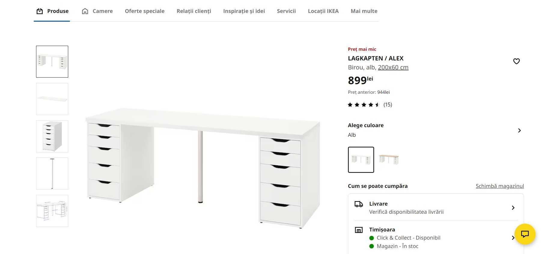 Birou IKEA Lagkapten/Alex