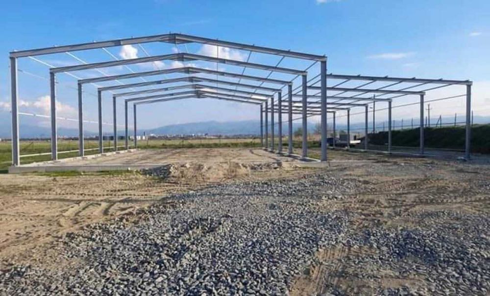 Hală metalică 22×48 m – potrivită pentru spații mari și acoperite