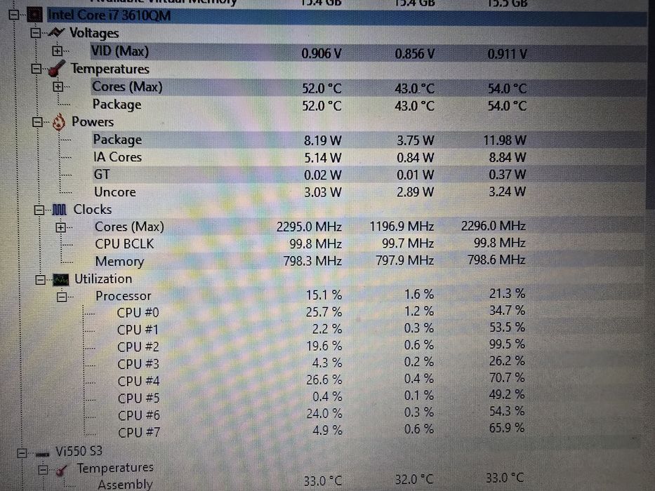 Laptop HP 2570p I7 3610QM 2.3GHz 16Gb RAM 250Gb SSD baterie impecabila
