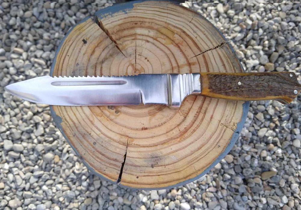 Cuțite vânătoare inox forjat - unicat lucrate manual