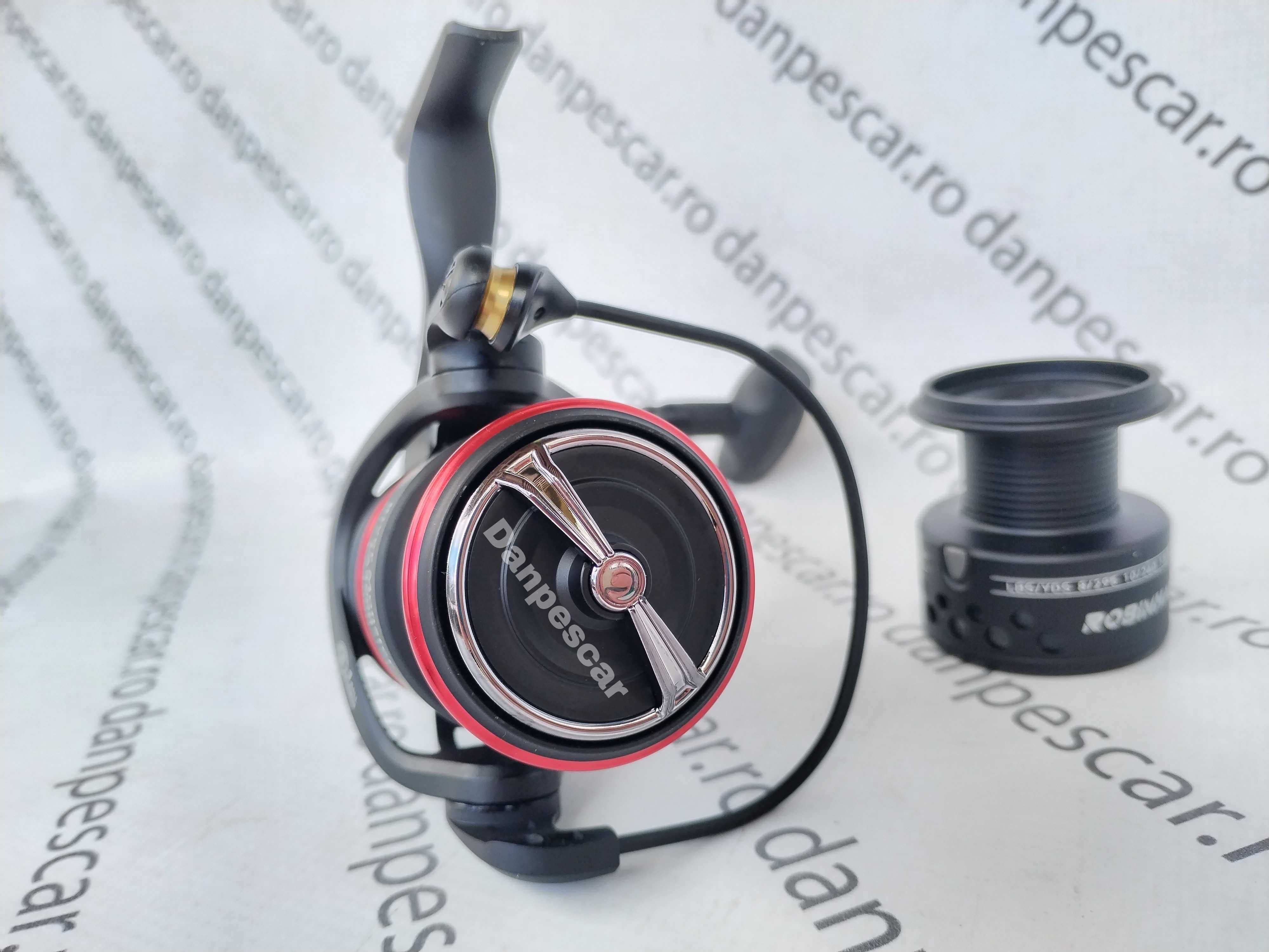 SET 2 Mulinete Feeder ROBINHAN RIVER MONSTER LA4000 tambur Long Cast