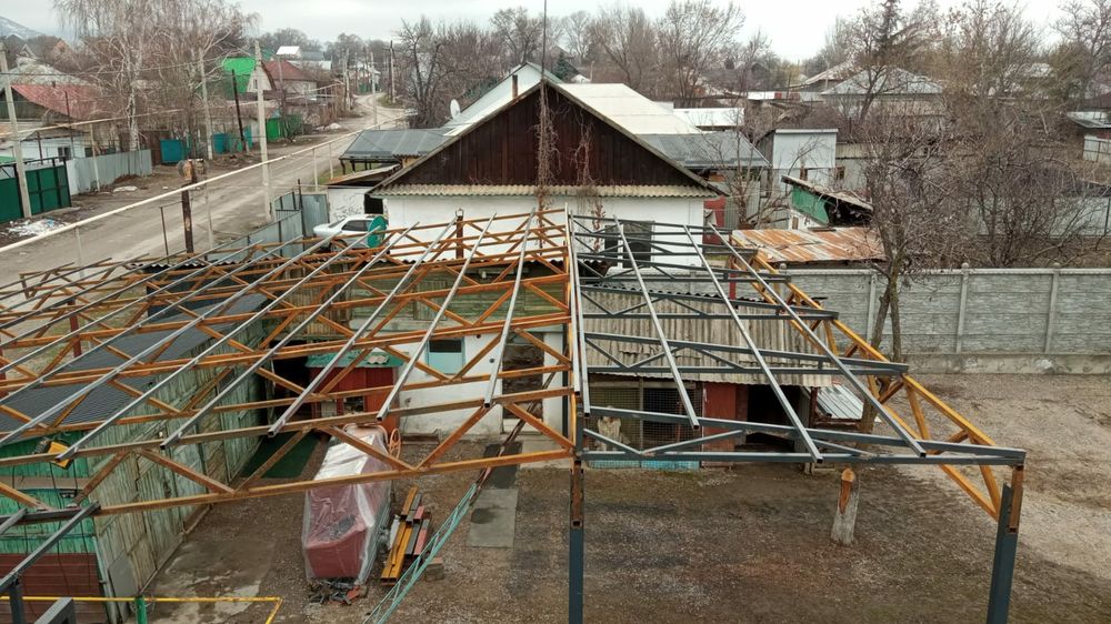 Навесы под ключ с материалам и работа!