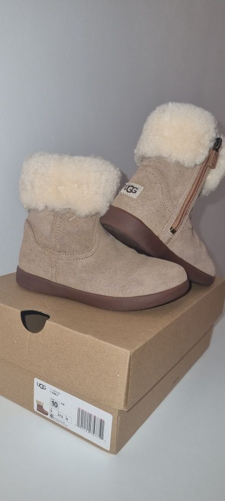 Детски боти UGG естествен велур