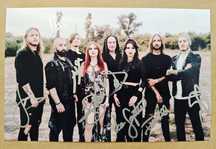 ELUVEITIE снимка А5 подписана от цялата банда