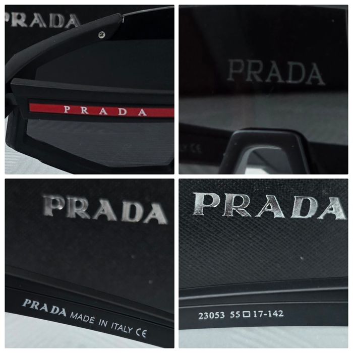 Мъжки слънчеви очила маска черни бели