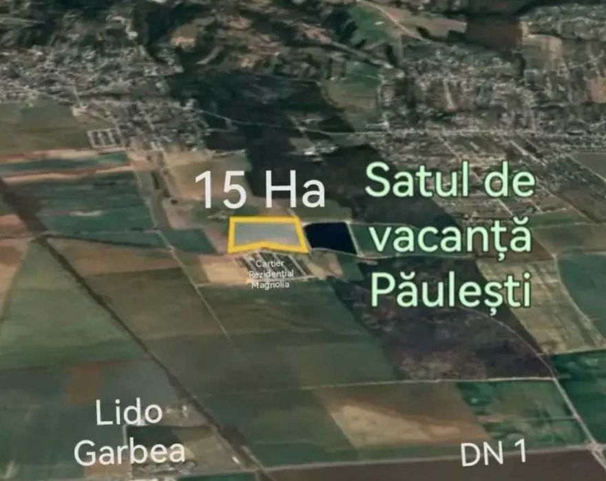 Teren de vânzare – 15 hectare pășune – Păulești, Prahova