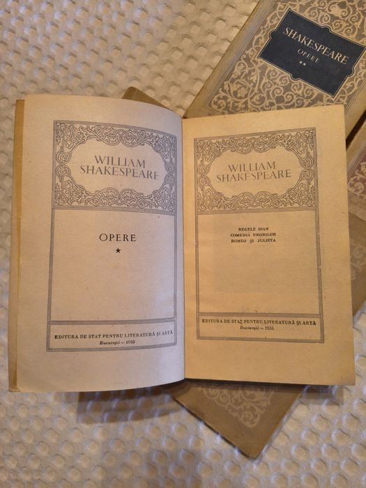 Set 7 carti Shakespeare, Flaubert, Dickens, Balzac, Heine